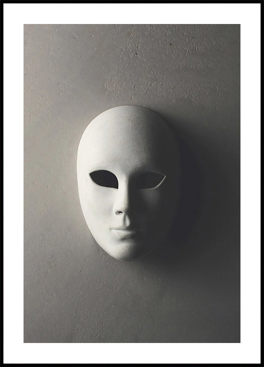 Mask on the Wall Poster - Posterbox.dk