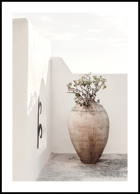 Mediterranean Ceramic Vase Poster - Posterbox.dk
