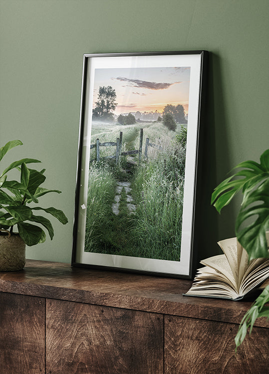 Misty Summer Dawn Poster - Posterbox.dk
