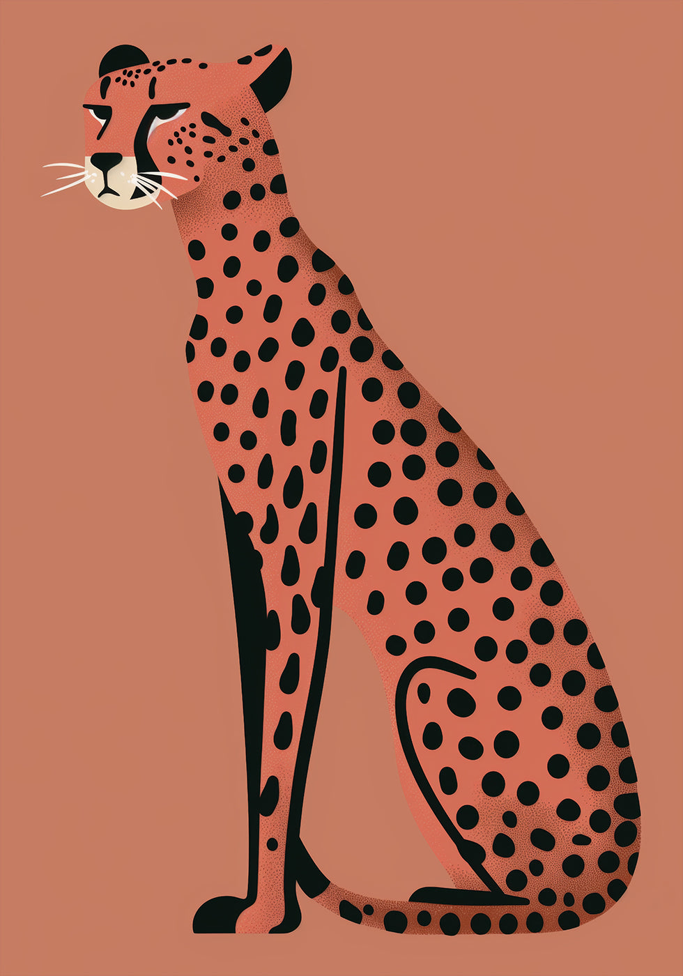 Modern Cheetah Poster - Posterbox.dk
