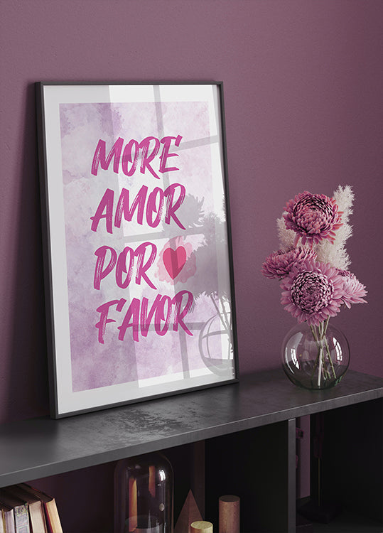 More Amor Por Favor Poster - Posterbox.dk