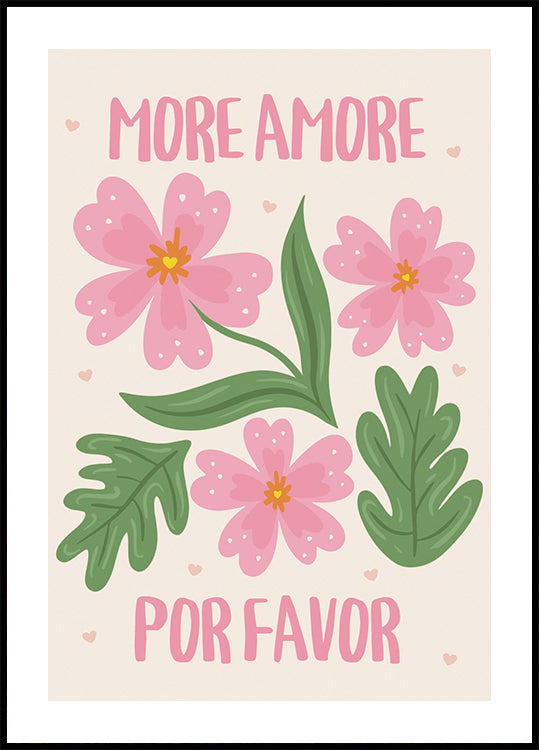 More Amore Por Favor Poster - Posterbox.dk