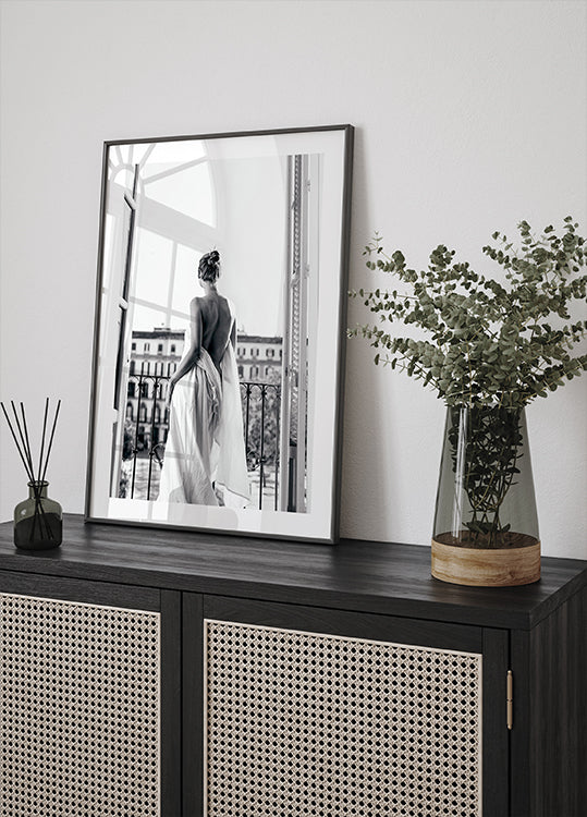 Morning Serenity Balcony Poster - Posterbox.dk