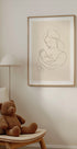 Mother and Baby Line Drawing Poster - Posterbox.dk