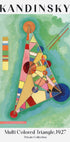 Multi Colored Triangle, 1927, Wassily Kandinsky Poster - Posterbox.dk