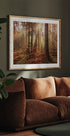 Mysterious Light of the Autumn Forest Poster - Posterbox.dk