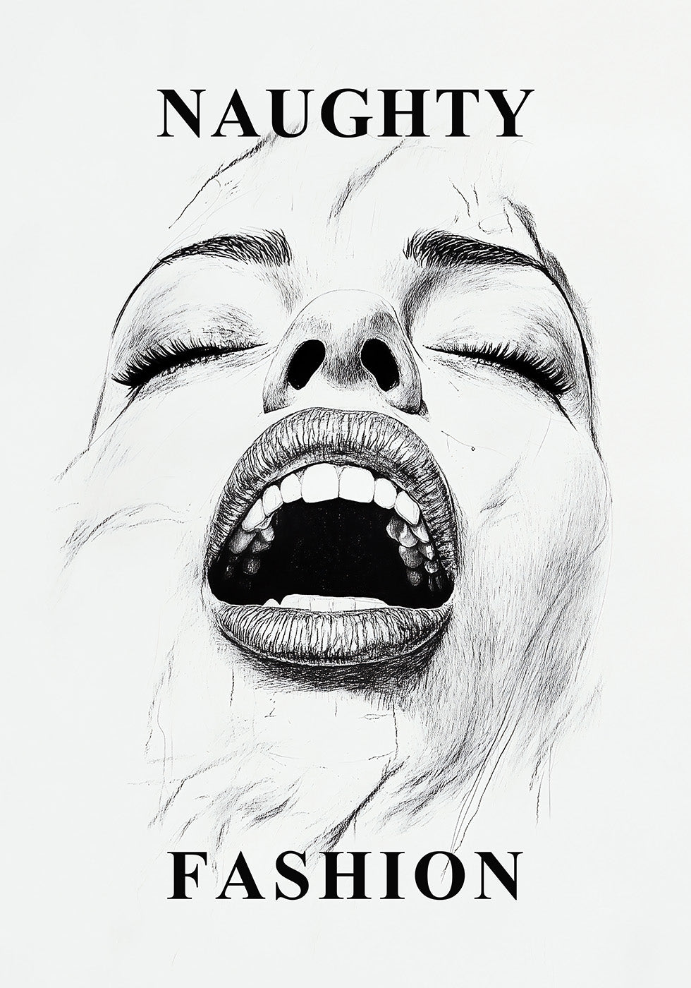 Naughty Pleasure Fashion Poster - Posterbox.dk