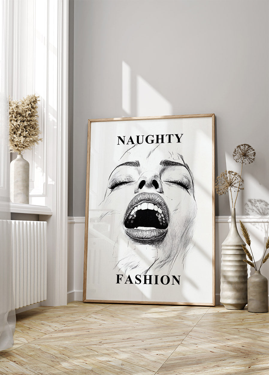 Naughty Pleasure Fashion Poster - Posterbox.dk