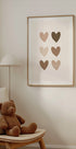 Neutral Heart Grid Poster - Posterbox.dk