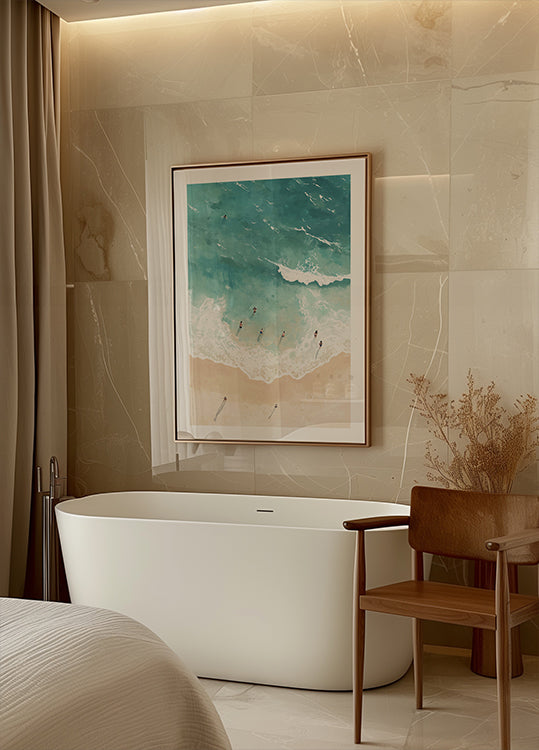 Ocean Bathers Poster - Posterbox.dk