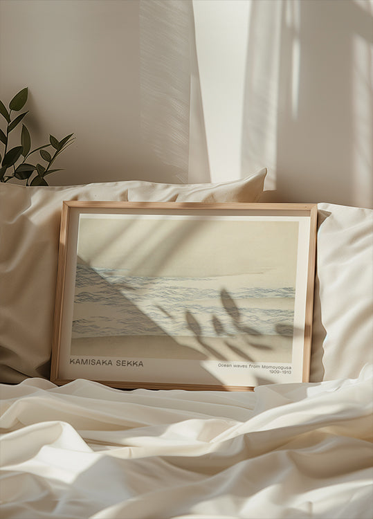 Ocean waves by Kamisaka Sekka Poster - Posterbox.dk