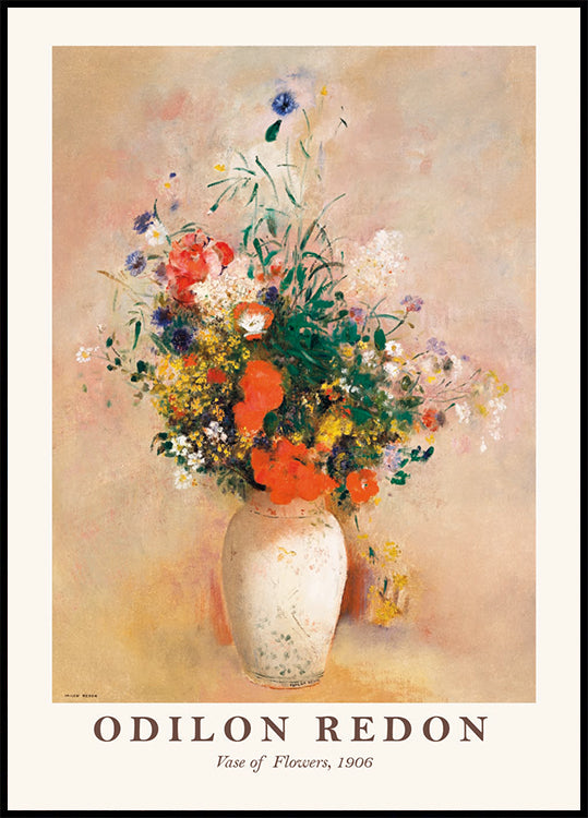 Odilon Redon, Vase of Flowers Poster - Posterbox.dk