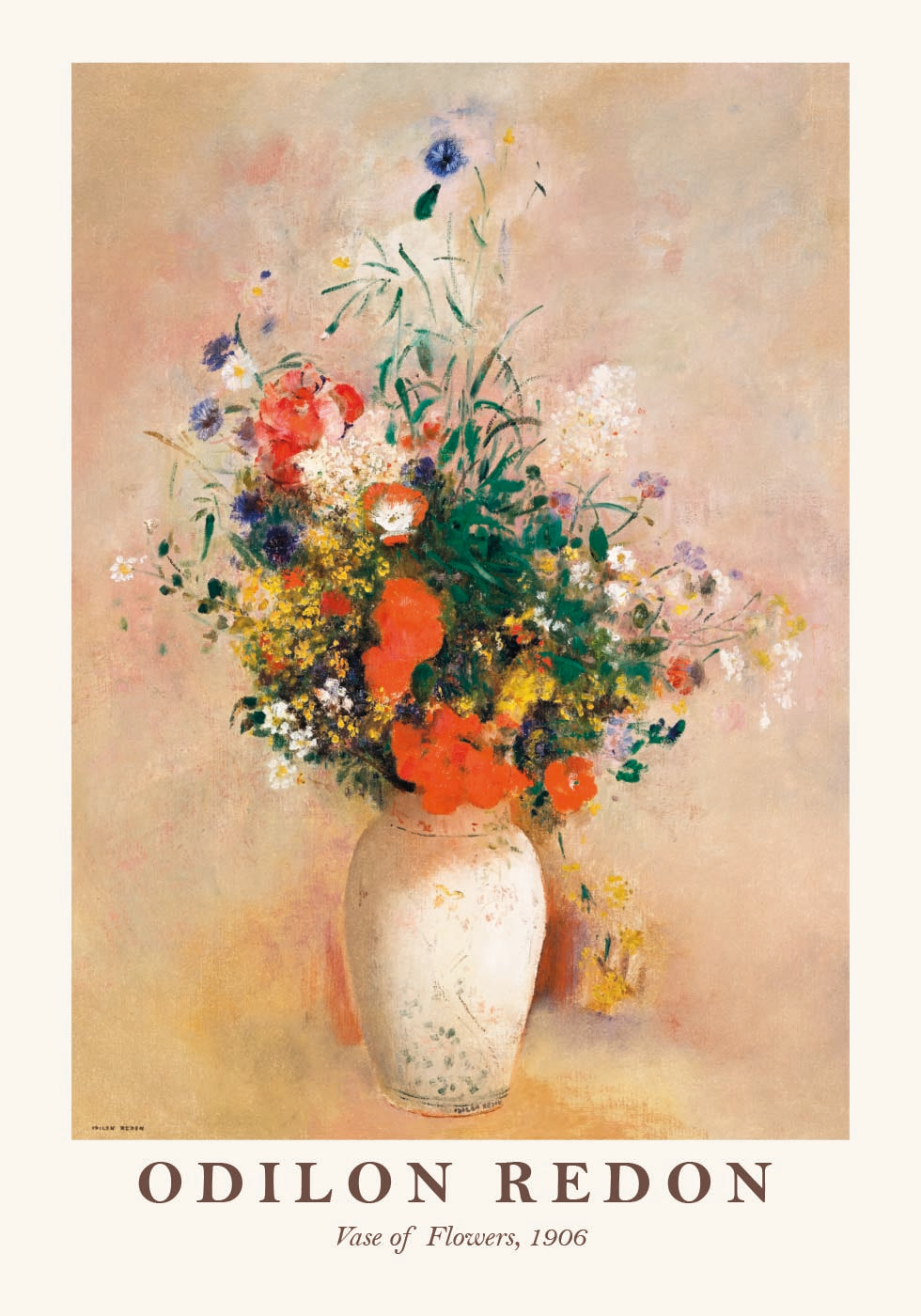Odilon Redon, Vase of Flowers Poster - Posterbox.dk