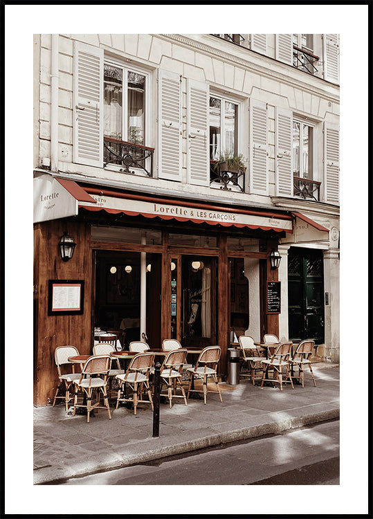 Old Cafe in Paris Poster - Posterbox.dk