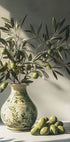 a painting of an olive tree in a vase