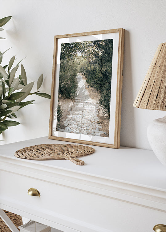 Olive Tree Garden Poster - Posterbox.dk