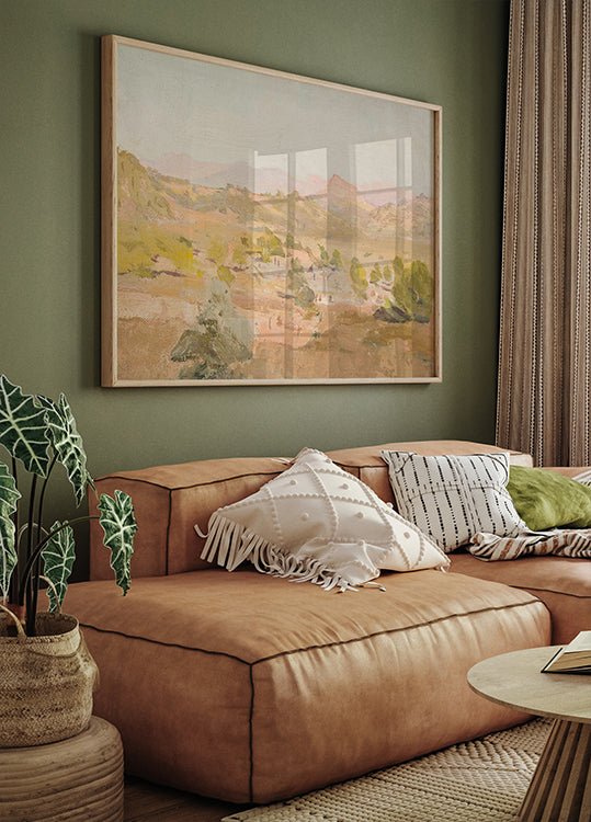 Olympia Landscape from Greece Poster - Posterbox.dk