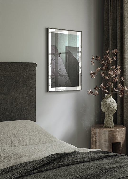 On the Edge Conceptual Art Print Poster - Posterbox.dk