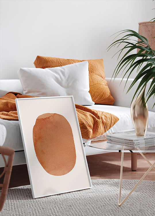 Orange Sun Poster - Posterbox.dk