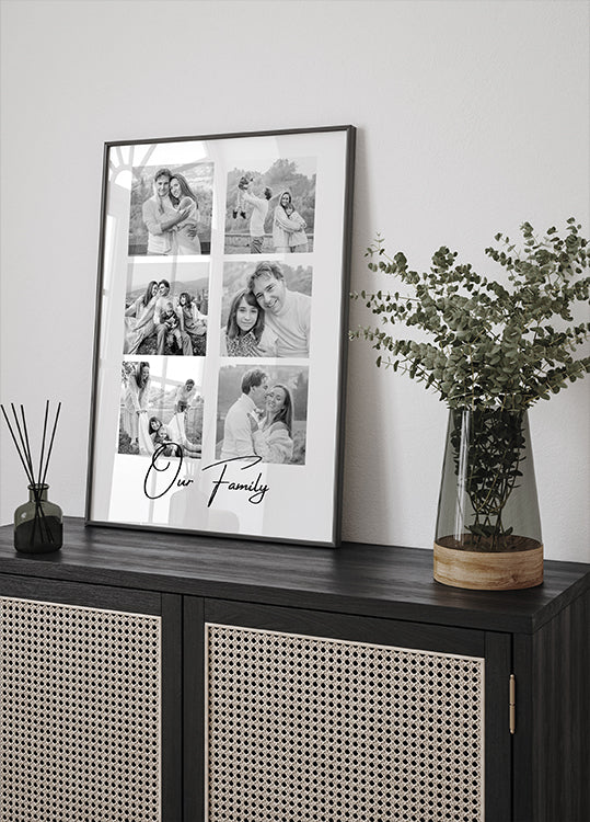 Our Family Collage Poster - Posterbox.dk