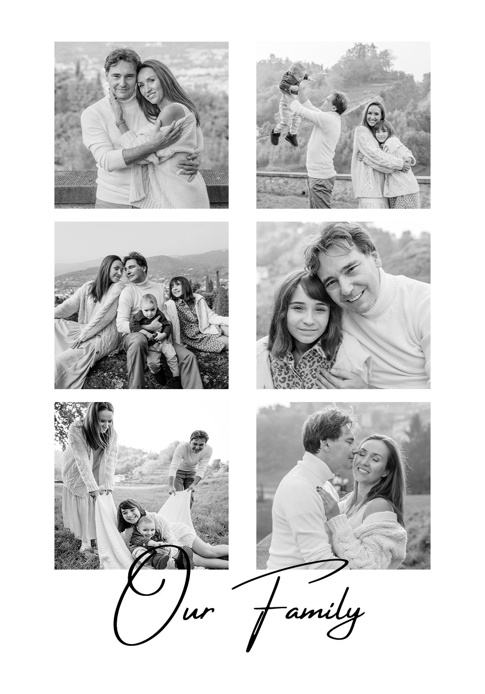Our Family Collage Poster - Posterbox.dk