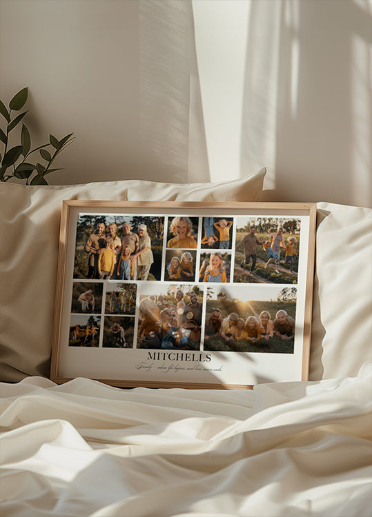 Our Family Collage Poster - Posterbox.dk