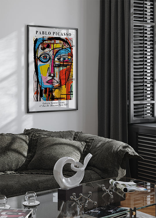 Pablo Picasso Makeup Poster - Posterbox.dk