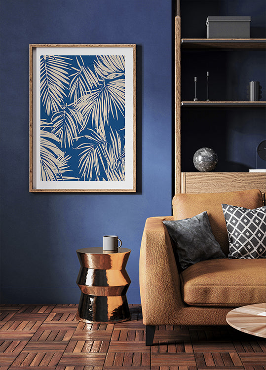 Palm Leaves Pattern Poster - Posterbox.dk