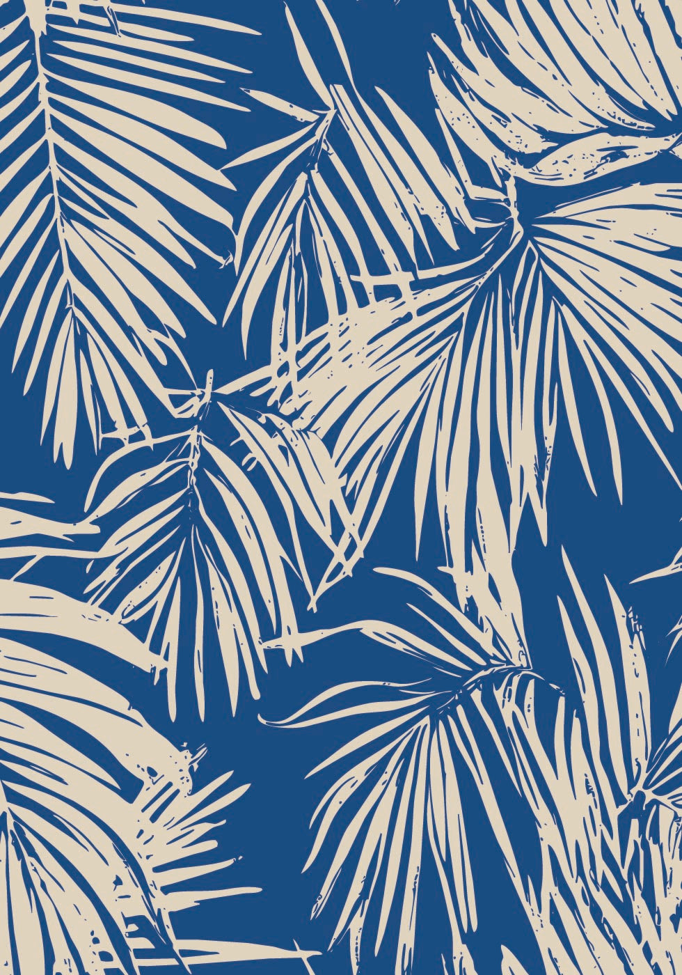 Palm Leaves Pattern Poster - Posterbox.dk