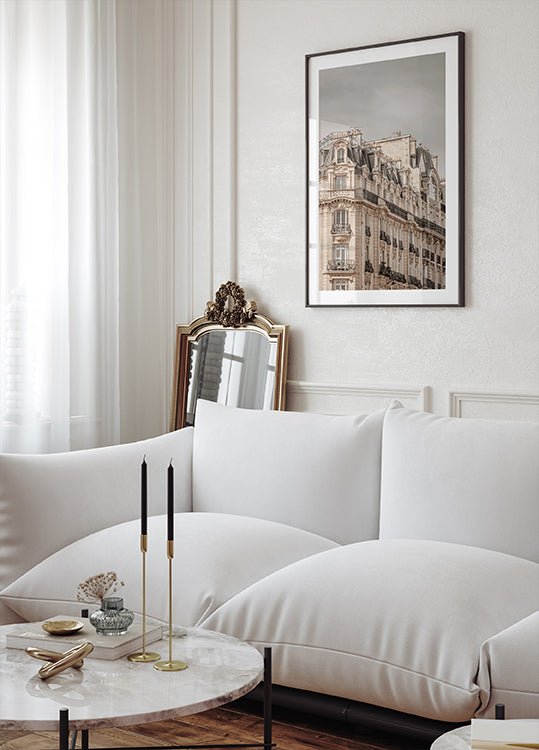 Parisian Houses Poster - Posterbox.dk