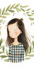 Peaceful Girl Illustration Poster - Posterbox.dk