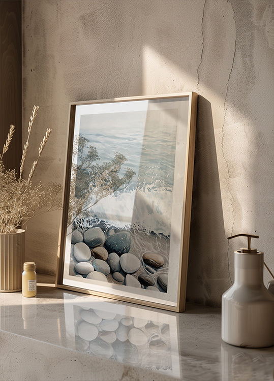 Pebble Shoreline Poster - Posterbox.dk