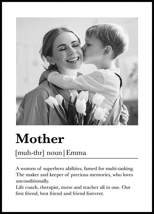 Personal print Mom Poster - Posterbox.dk