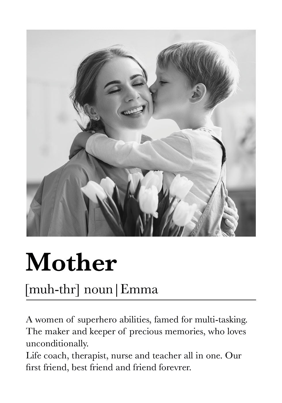 Personal print Mom Poster - Posterbox.dk