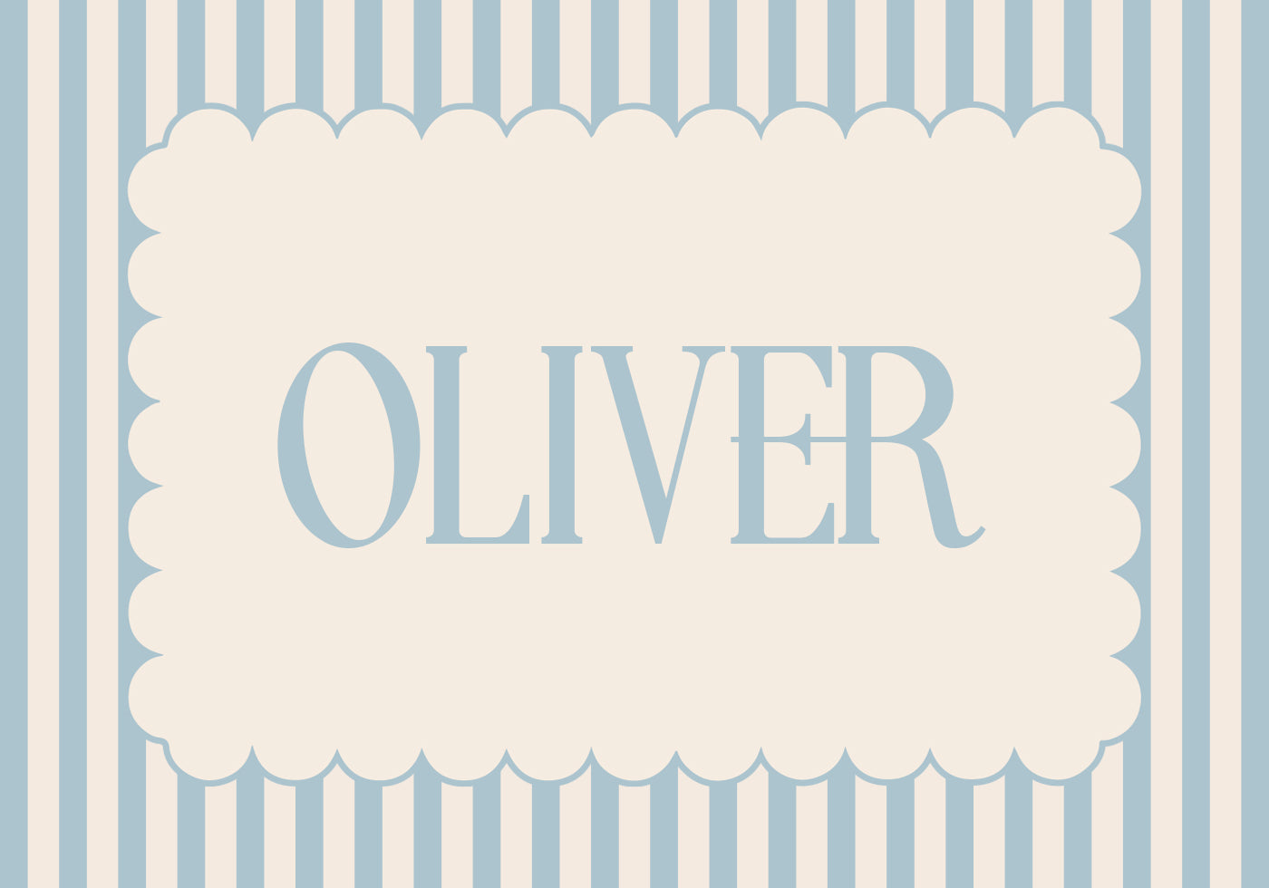 Personalized Boy Name Poster - Posterbox.dk