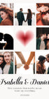 Personalized Couple Photo Collage Poster - Posterbox.dk