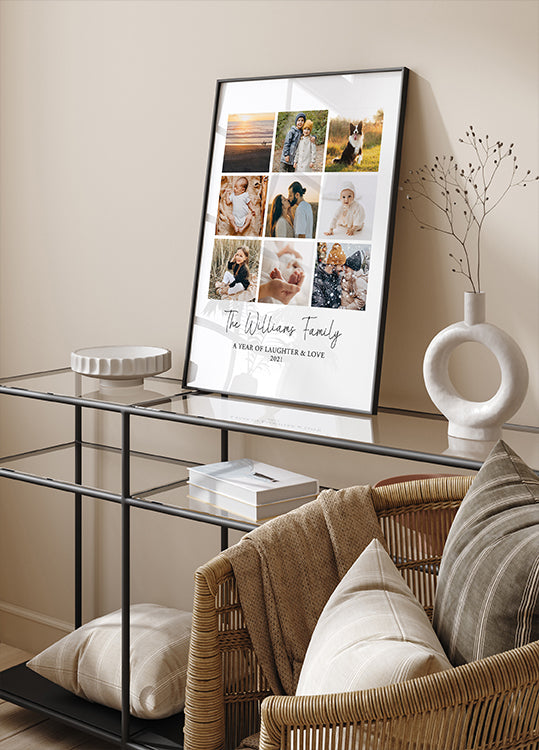 Personalized Family Collage Poster - Posterbox.dk