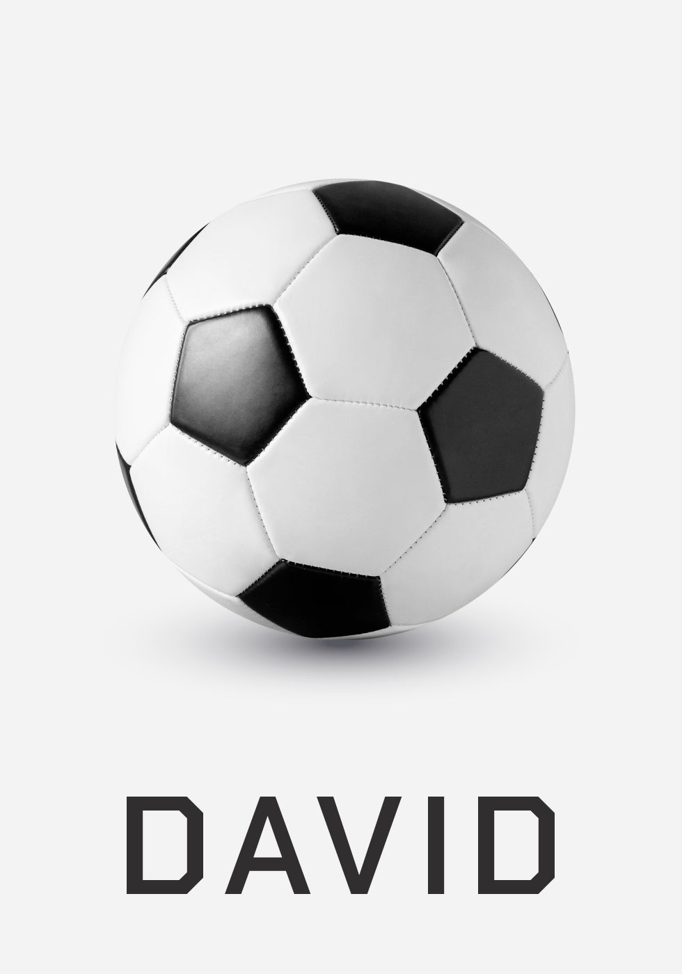 Personalized Football Poster - Posterbox.dk