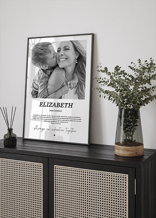 Personalized Mother Photo Poster - Posterbox.dk