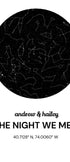 Personalized Star Map Poster - Posterbox.dk