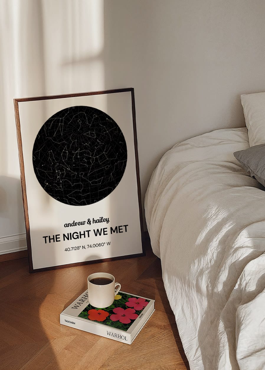 Personalized Star Map Poster - Posterbox.dk