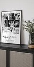 Personalized Wedding Photo Collage Poster - Posterbox.dk