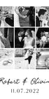 Personalized Wedding Photo Collage Poster - Posterbox.dk