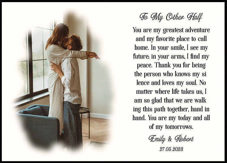 Photo With Poem Personal - Posterbox