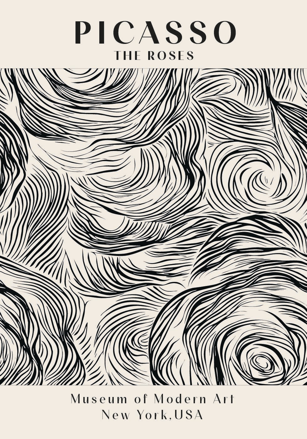 Picasso - The Roses Poster - Posterbox.dk