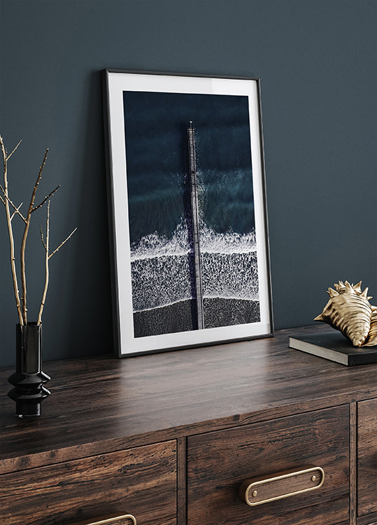 Pier Over Turquoise Waters Poster - Posterbox.dk