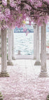 Pillars and Wisteria Flowers Poster - Posterbox.dk