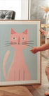 Pink Cat Poster - Posterbox.dk