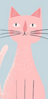 Pink Cat Poster - Posterbox.dk