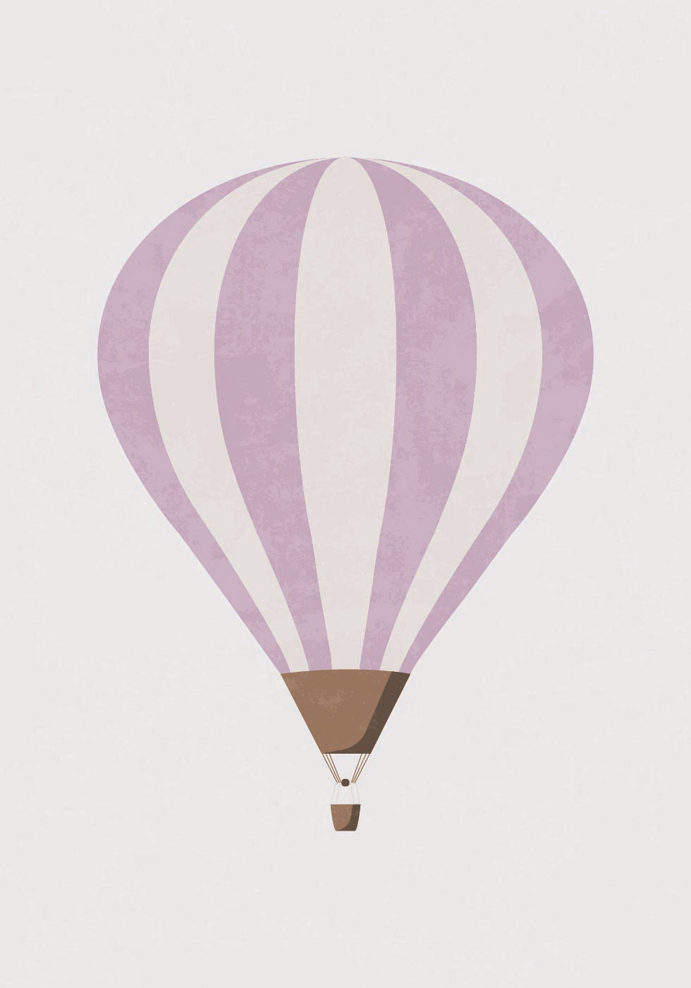 Pink Hot Air Balloon Poster - Posterbox.dk